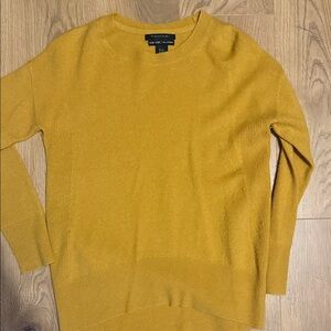 Tahari Women's Golden Yellow Cashmere Sweater